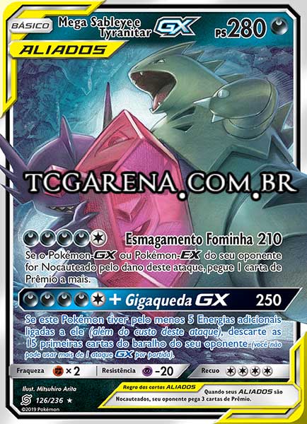 Carta Mega Sableye & Tyranitar-GX (126 / 236)