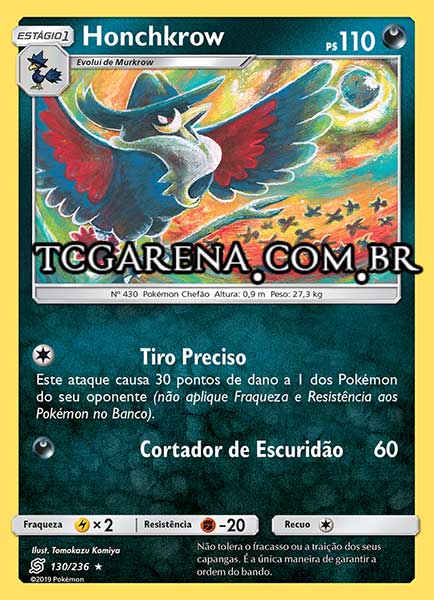 Carta Honchkrow (130 / 236)