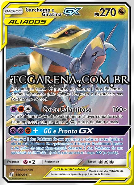 Carta Garchomp & Giratina-GX (146 / 236)