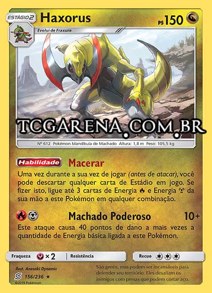 Carta Haxorus (156 / 236)