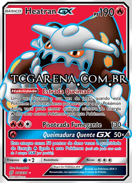 Carta Heatran-GX (216 / 236)