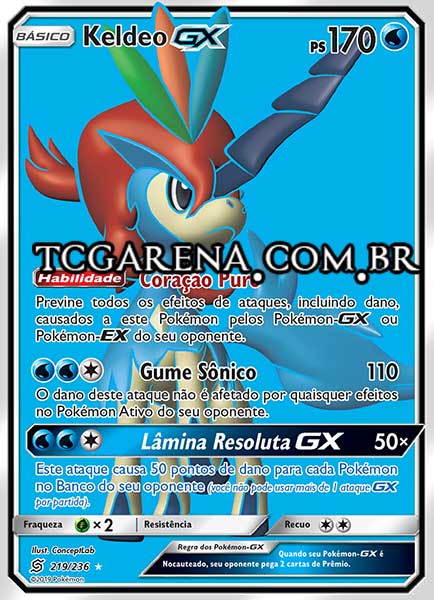 Carta Keldeo-GX (219 / 236)