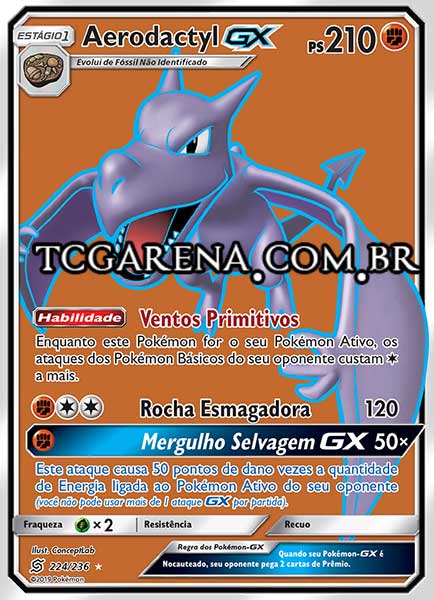 Carta Aerodactyl-GX (224 / 236)