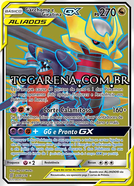 Carta Garchomp & Giratina-GX (228 / 236)