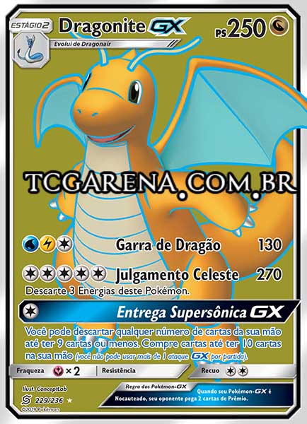 Carta Dragonite-GX (229 / 236)