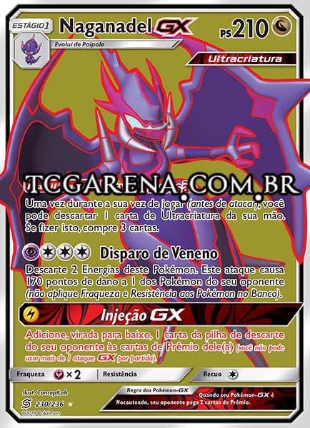 Carta Naganadel-GX (230 / 236)