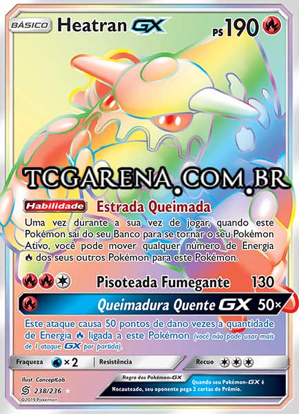 Carta Heatran-GX (238 / 236)