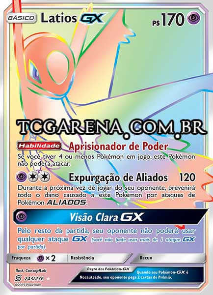 Carta Latios-GX (243 / 236)