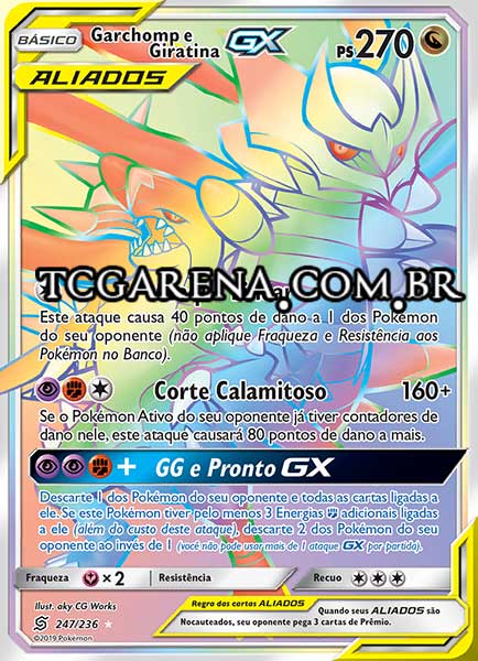 Carta Garchomp & Giratina-GX (247 / 236)