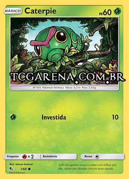 Carta Caterpie (1 / 68)