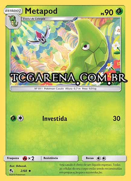 Carta Metapod (2 / 68)