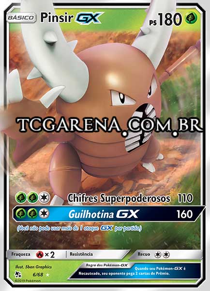 Carta Pinsir-GX (6 / 68)