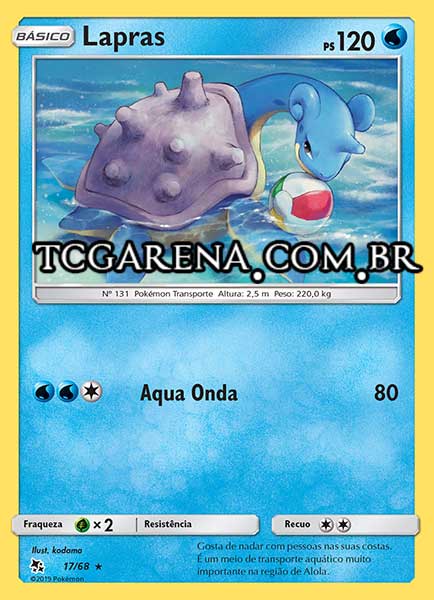 Carta Lapras (17 / 68)