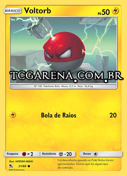 Carta Voltorb (21 / 68)