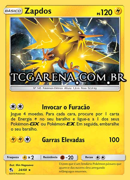 Carta Zapdos (24 / 68)