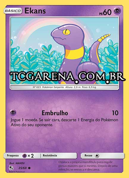 Carta Ekans (25 / 68)