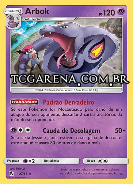 Carta Arbok (27 / 68)