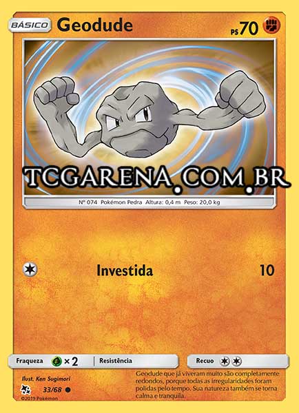 Carta Geodude (33 / 68)