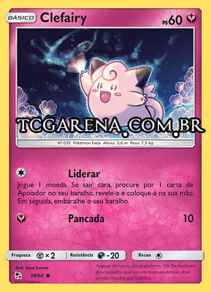 Carta Clefairy (38 / 68)