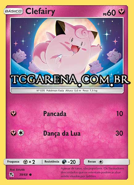 Carta Clefairy (39 / 68)