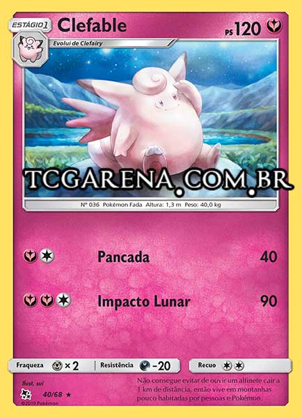 Carta Clefable (40 / 68)