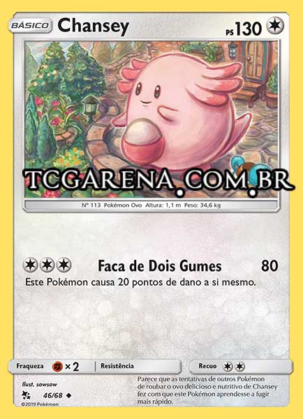 Carta Chansey (46 / 68)