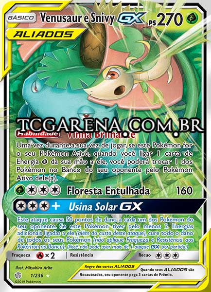 Carta Venusaur & Snivy-GX (1 / 236)