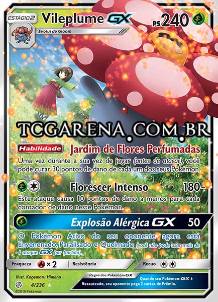 Carta Vileplume-GX (4 / 236)