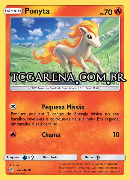 Carta Ponyta (23 / 236)