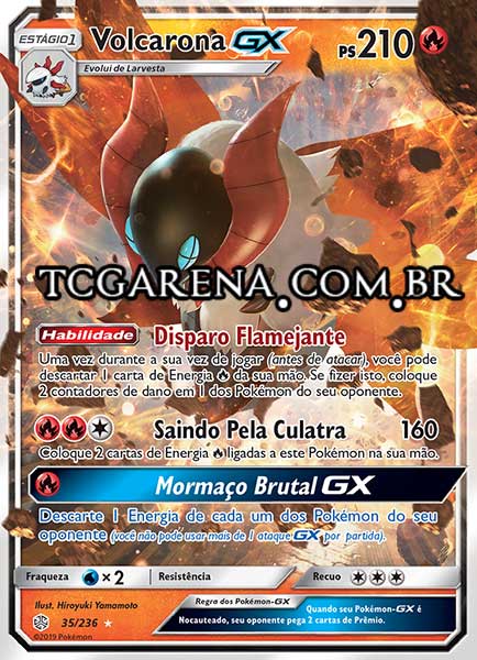 Carta Volcarona-GX (35 / 236)