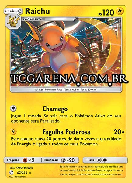 Carta Raichu (67 / 236)