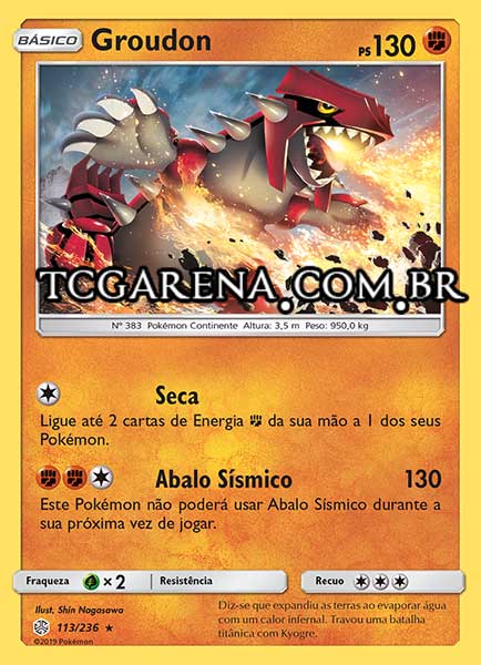 Carta Groudon (113 / 236)