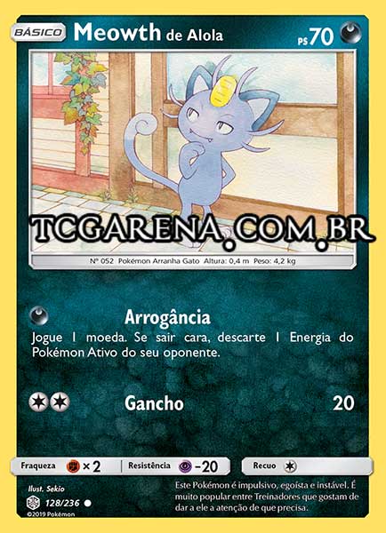 Carta Alolan Meowth (128 / 236)