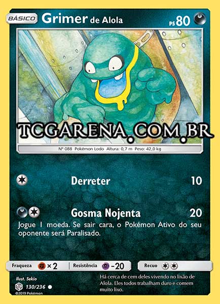 Carta Alolan Grimer (130 / 236)