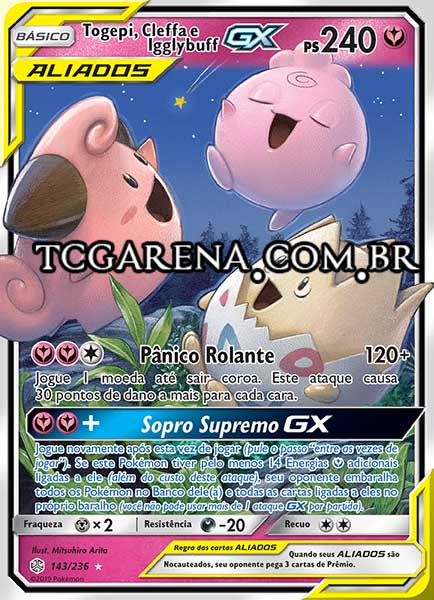 Carta Togepi & Cleffa & Igglybuff-GX (143 / 236)