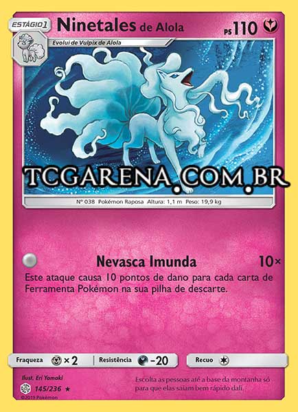 Carta Alolan Ninetales (145 / 236)