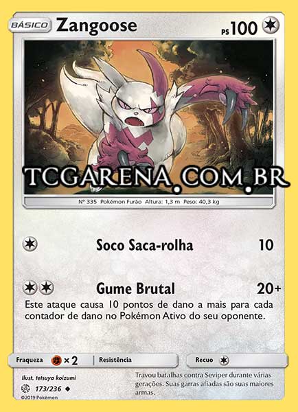 Carta Zangoose (173 / 236)