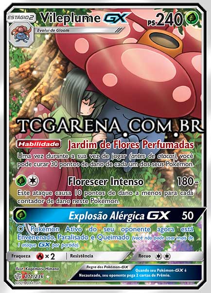 Carta Vileplume-GX (211 / 236)