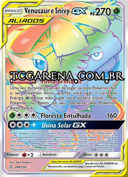 Carta Venusaur & Snivy-GX (249 / 236)