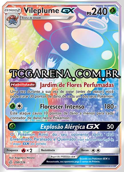 Carta Vileplume-GX (250 / 236)