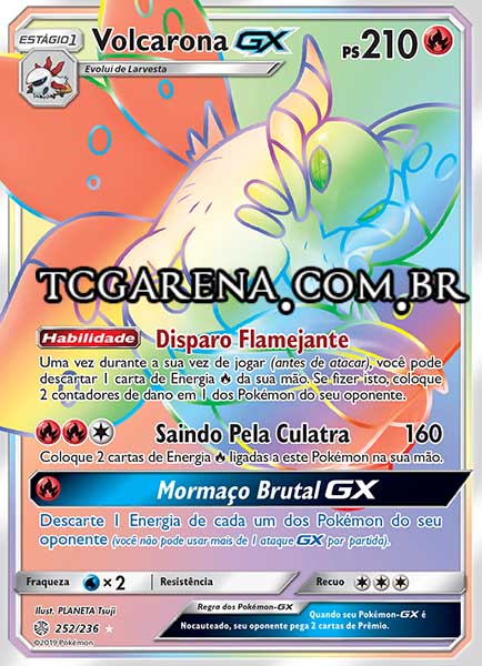 Carta Volcarona-GX (252 / 236)