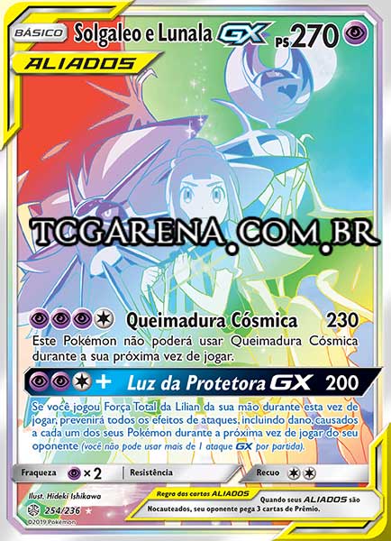 Carta Solgaleo & Lunala-GX (254 / 236)