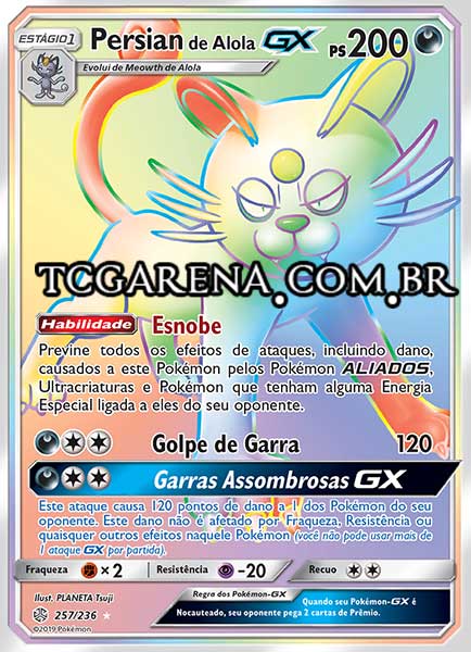 Carta Alolan Persian-GX (257 / 236)