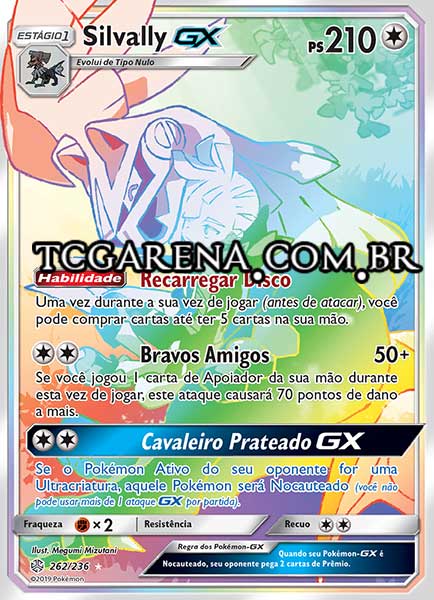 Carta Silvally-GX (262 / 236)