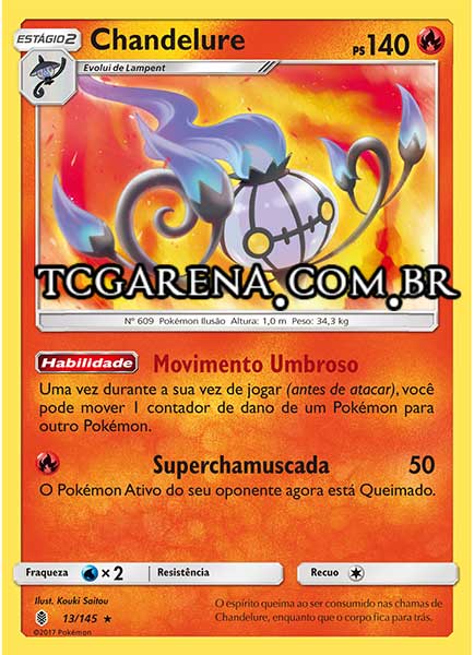 Carta Chandelure (13 / 145)