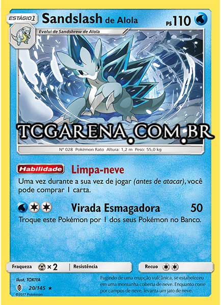 Carta Alolan Sandslash (20 / 145)