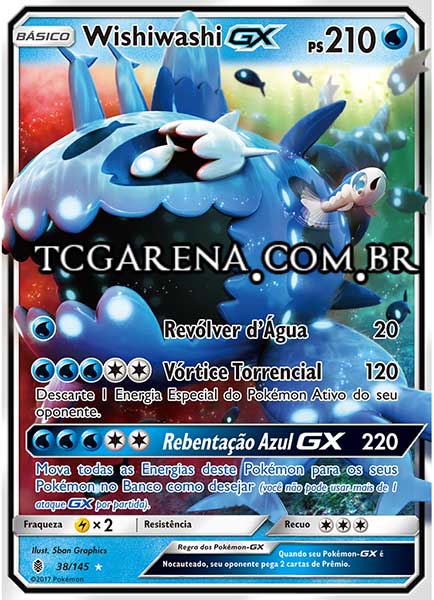 Carta Wishiwashi-GX (38 / 145)