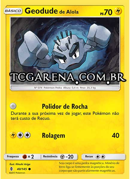 Carta Alolan Geodude (40 / 145)