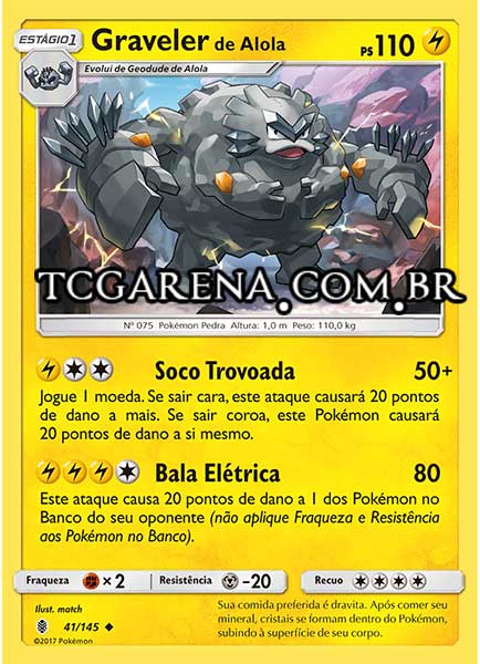 Carta Alolan Graveler (41 / 145)