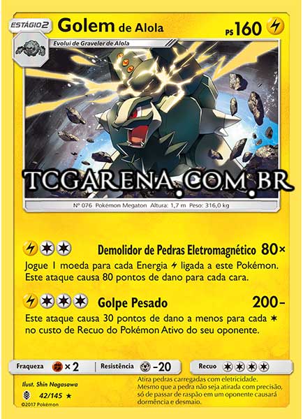 Carta Alolan Golem (42 / 145)